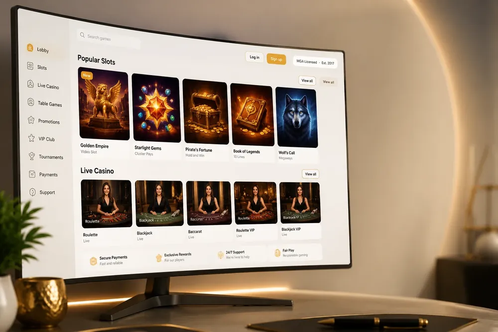 One Casino — casino game lobby